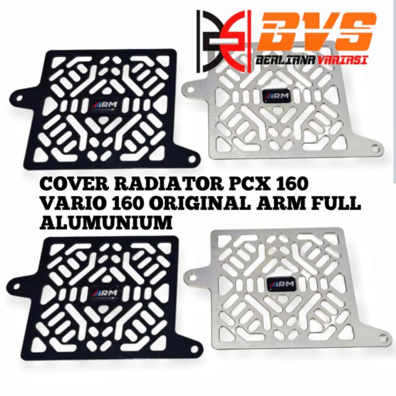 cover radiator vario 160 pcx 160 cover radiator pcx 160 original ARM FULL ALUMUNIUM CNC