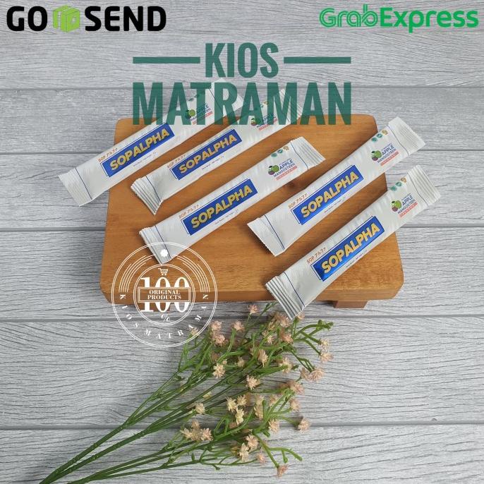 SOPALPHA - Rasa Apel Manggis Isi 18 sachet @5gr