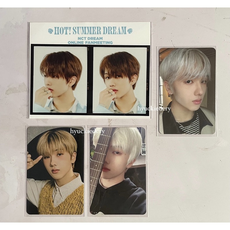 jisung film set md hot summer candylab photostrip beatbox digipack scratch ver