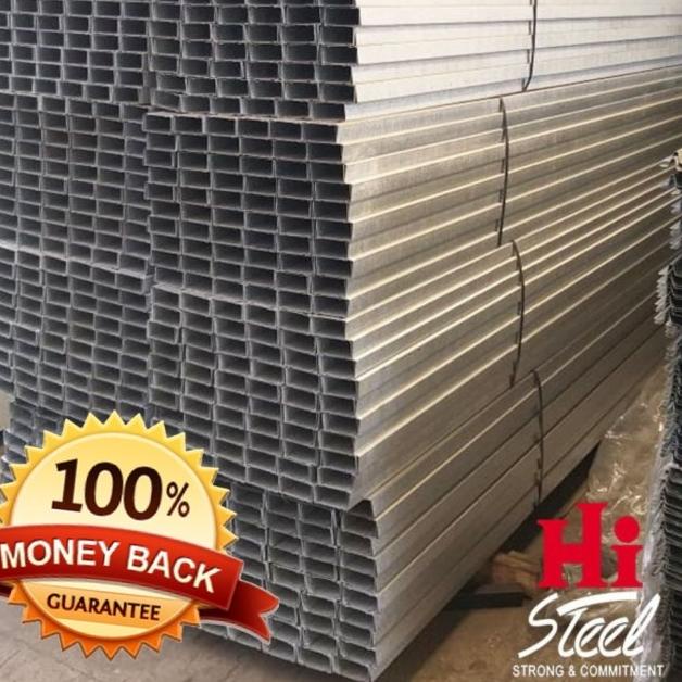 Kaso Baja Ringan 0.75mm / Canal C75 Full / Tiang Kanopi Baja Ringan