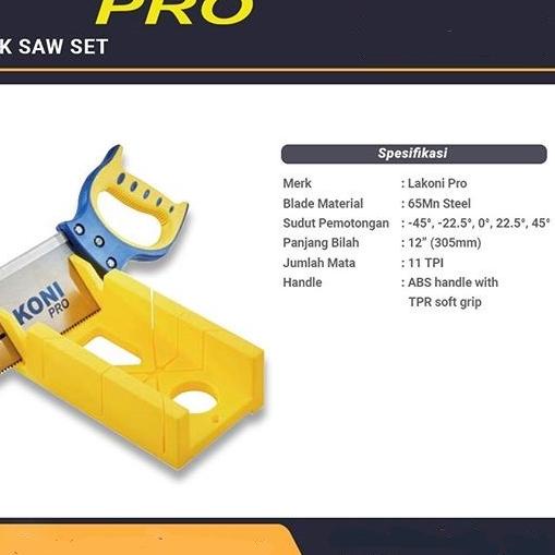 TOLSEN Gergaji Pigura Manual - Manual Miter Saw Box
