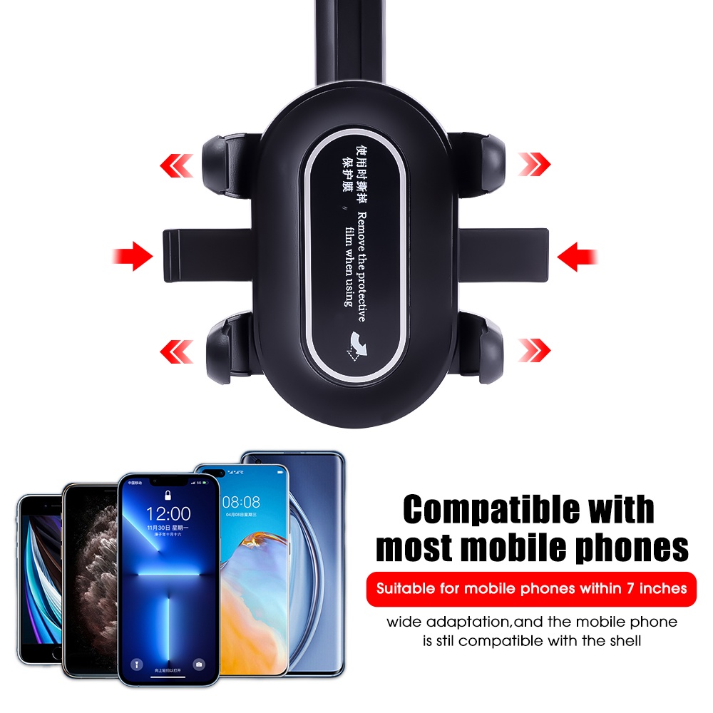 360 Derajat Universal° Bracket Dudukan Handphone Retractable Untuk Kaca Spion Dalam Mobil