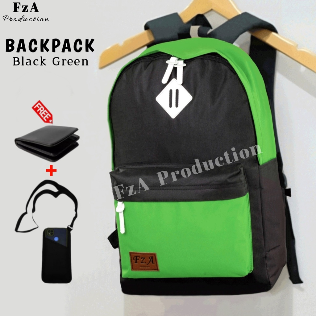 Big Promo..Tas Ransel Distro sekolah kuliah Kerja Pria Wanita Tas Ransel Laptop Original - FzA FREE Dompet Sakko HP