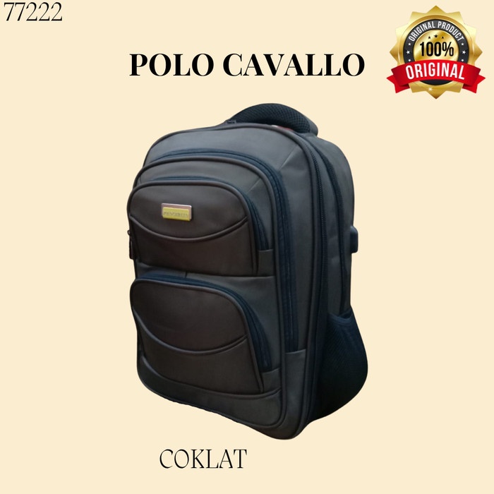 Tas Ransel Pria Wanita Import Polo Cavallo 77222 Original