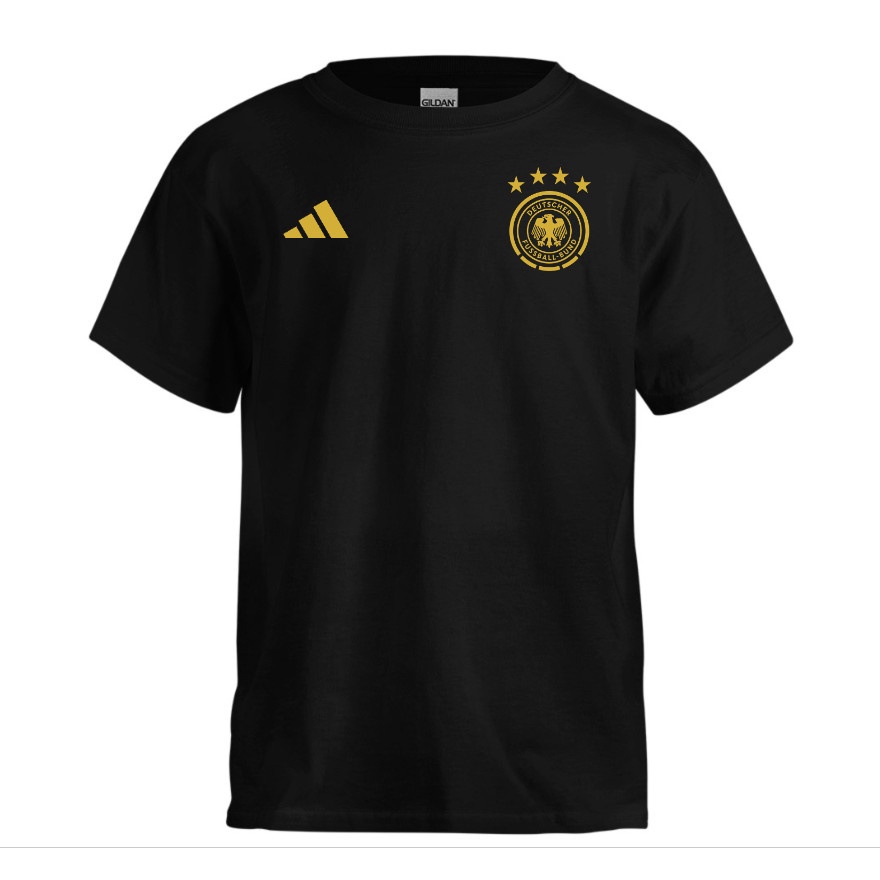 KAOS DISTRO GERMANY FOOTBALL CLUB WORLD CUP QATAR 2022 SIMPLE LENGAN PENDEK KATUN TSHIRT