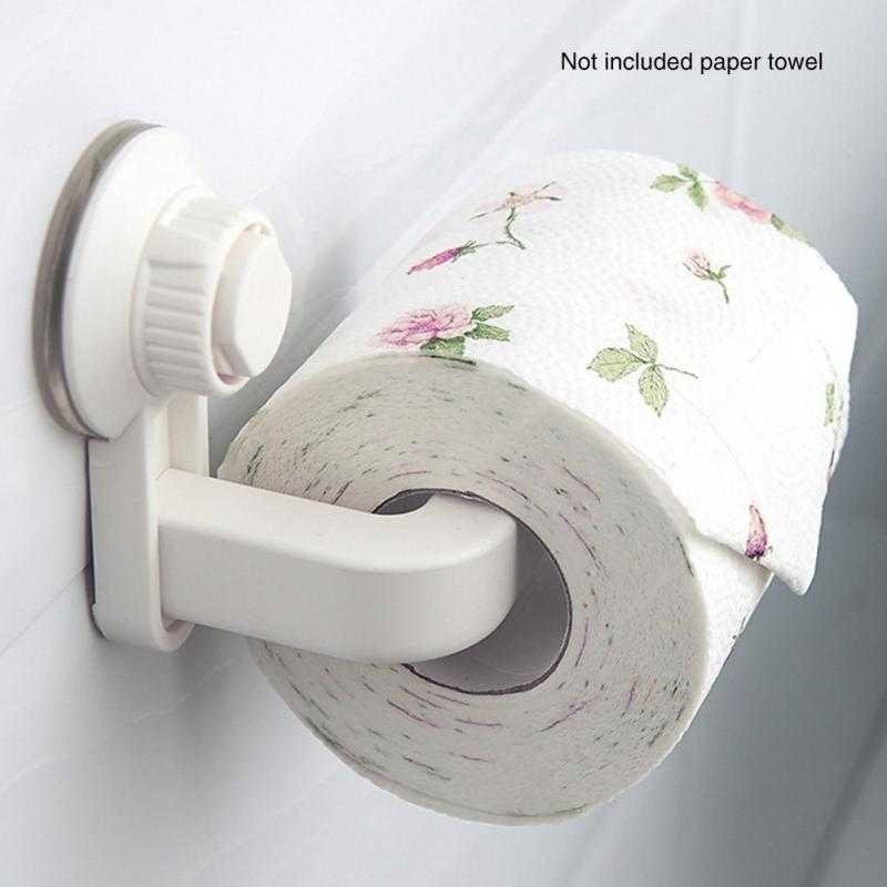 KR  Tempat Tissue Gulung Gantungan Tisu Roll WC Kamar Mandi Tempel