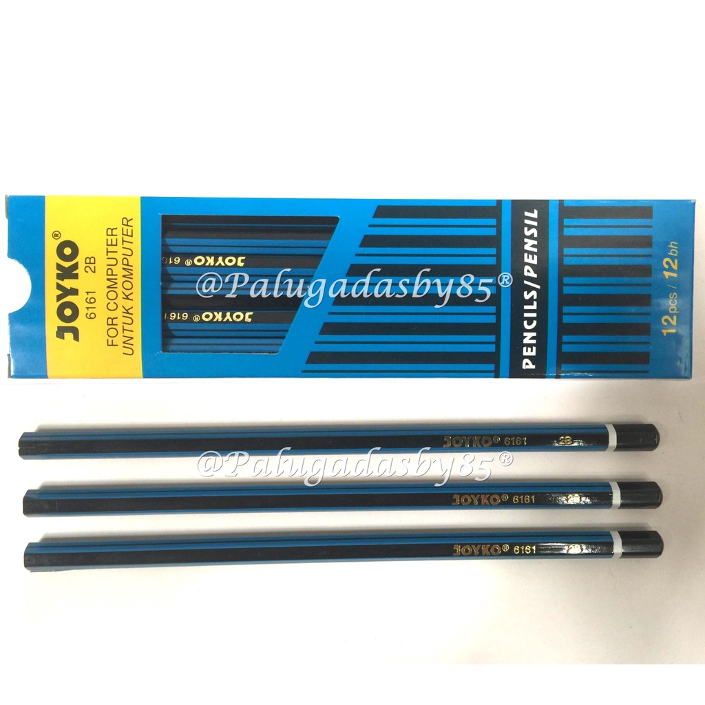 

Pensil JOYKO 2B 6161 (1 Pak Isi 12 Pcs) / Joyko 6161 / Pensil Joyko 6161 / Joyko Pencil 6161