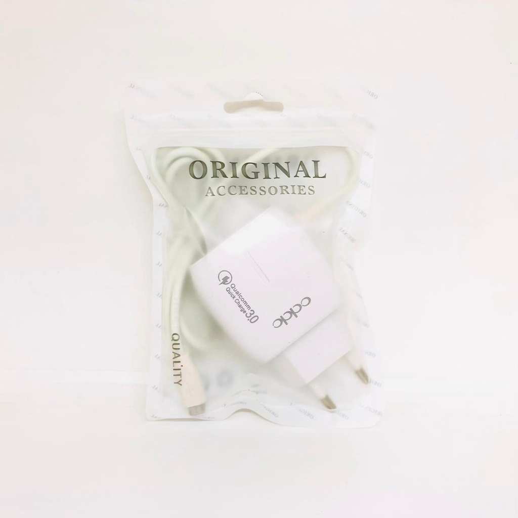 PROMO CASAN charger oppo new K001 3usb plus kabel micro support all android smartphone