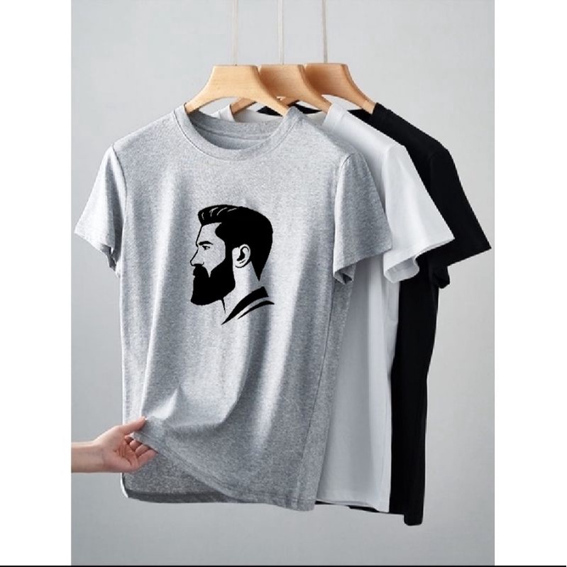 baju kaos dewasa GAYA RAMBUT keren size s m l xl xxl xxxl katun polester