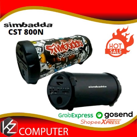 SPEAKER BLUETOOTH SIMBADDA CST 800N GRAFFITI CORAK BAZOOKA OUTDOOR