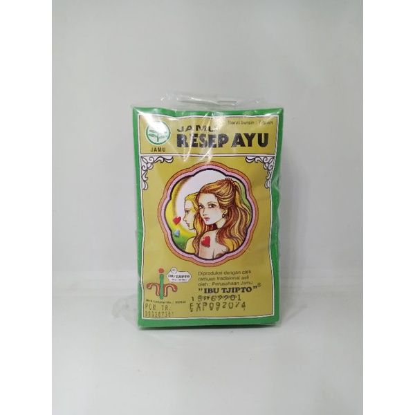 JAMU RESEP AYU TJIPTO 1 PAK @10 SACHET - ED 02/2025