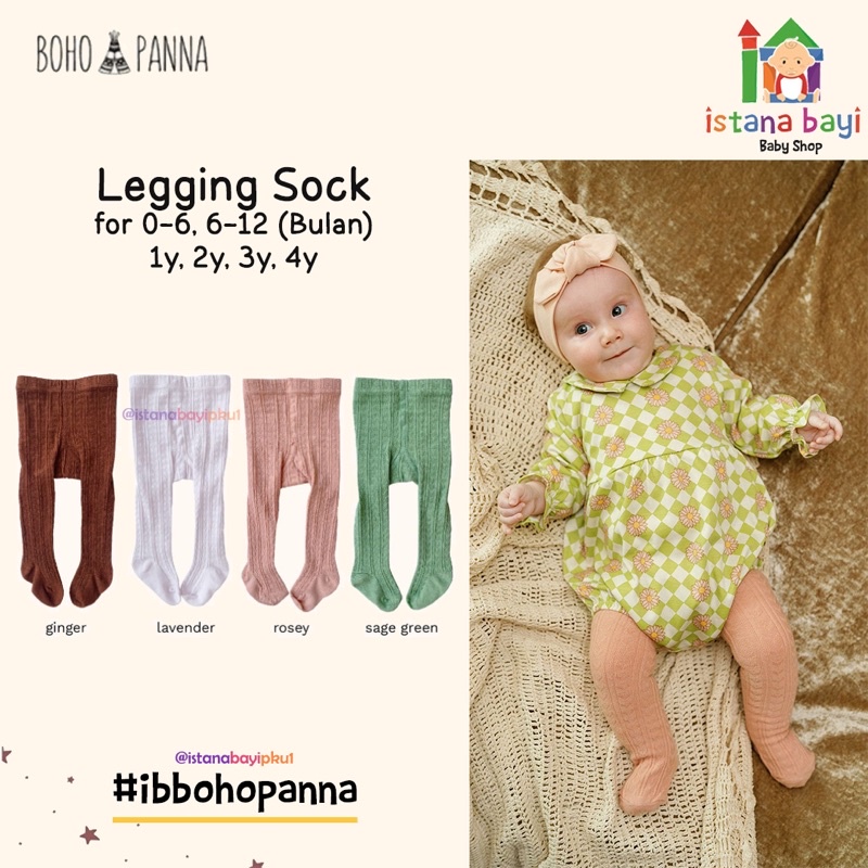 BOHOPANNA LEGGING SOCK -LEGGING ANAK-LEGGING ANAK TUTUP KAKI