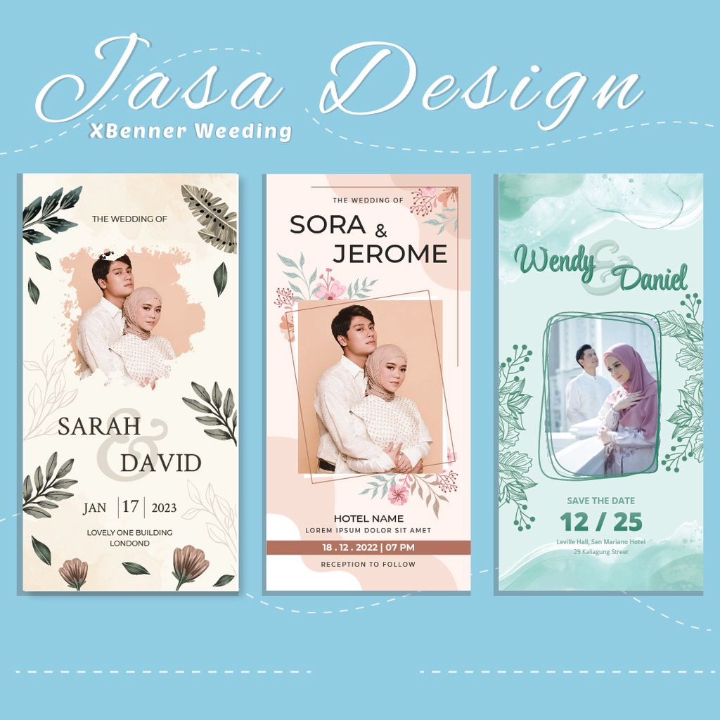 DESAIN X BENNER WEDDING, BENNER WEDDING, WEDDING BENNER