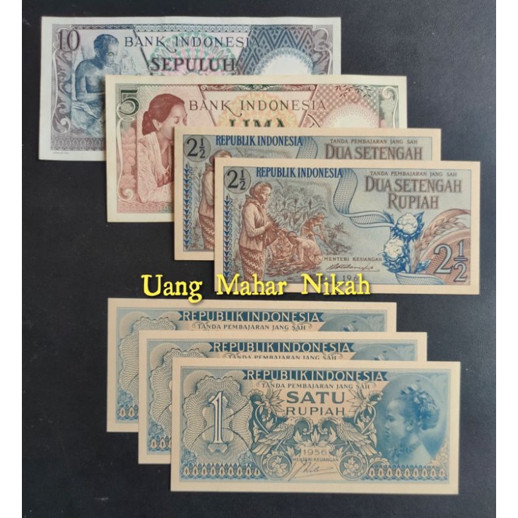 Paket Mahar 22 Rupiah - Uang Kuno Asli Indonesia