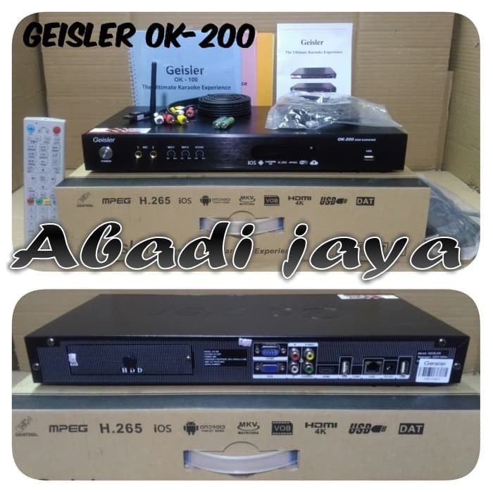 Dvd Murah Dvd Player Karaoke Geisler Ok 200 / Ok200 Original