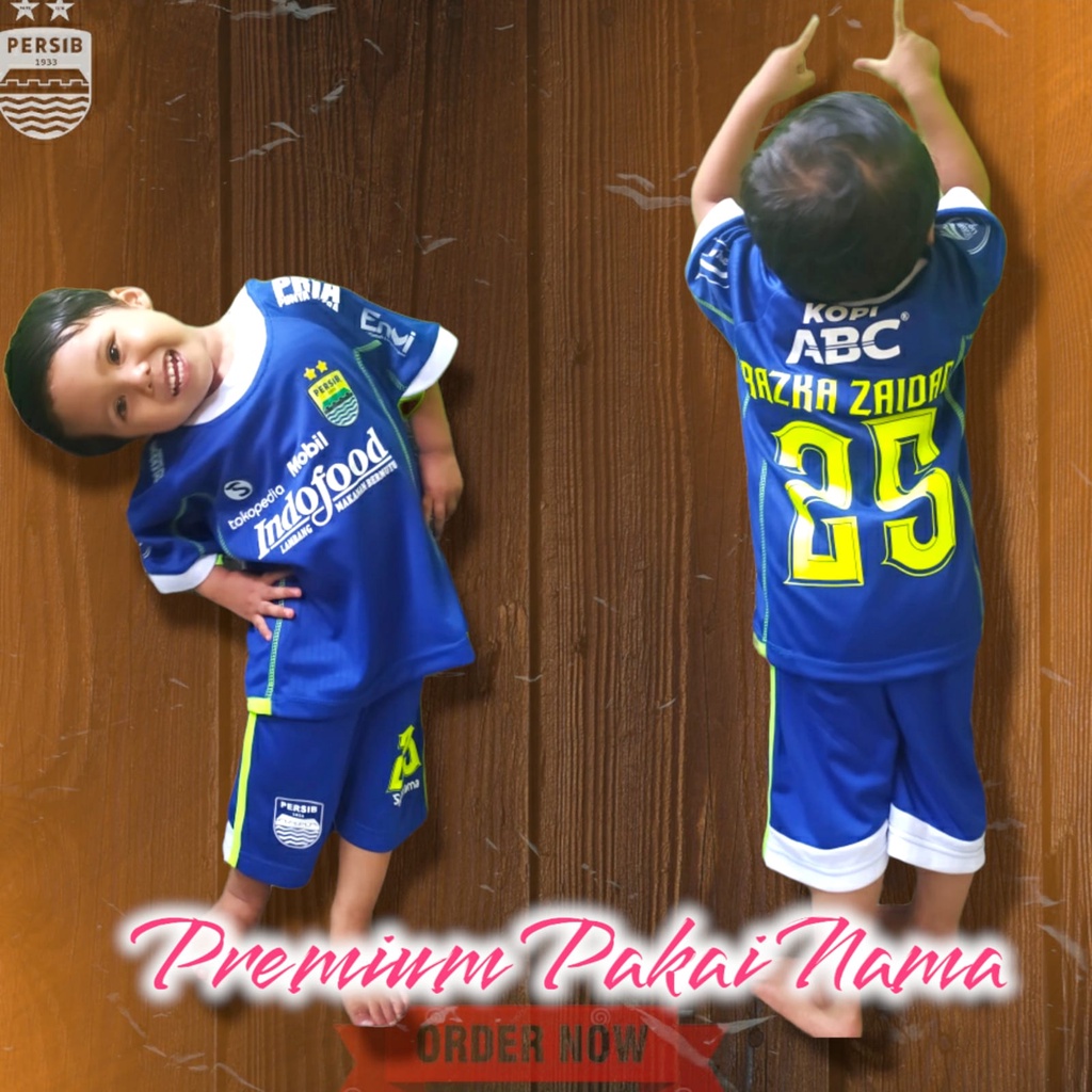 BEST SELLER Baju bola anak persib terbaru 2022 gr4d3 or1 bs request nama