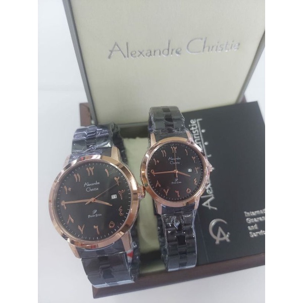 Alexander christie primo angka arab tali rantai variasi warna couple pria/ wanita 1007/1024 MD/LD or