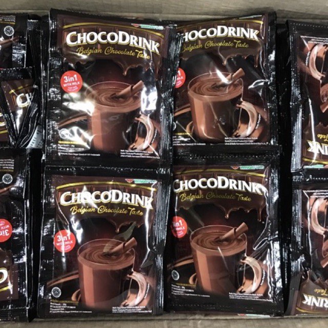 

CHOCODRINK Belgian Chocolate Taste Minuman Coklat 4 x 28gr