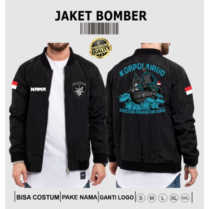 Jual Jaket Bomber Polisi Perairan Dan Udara | Jaket Bomber Polairud ...