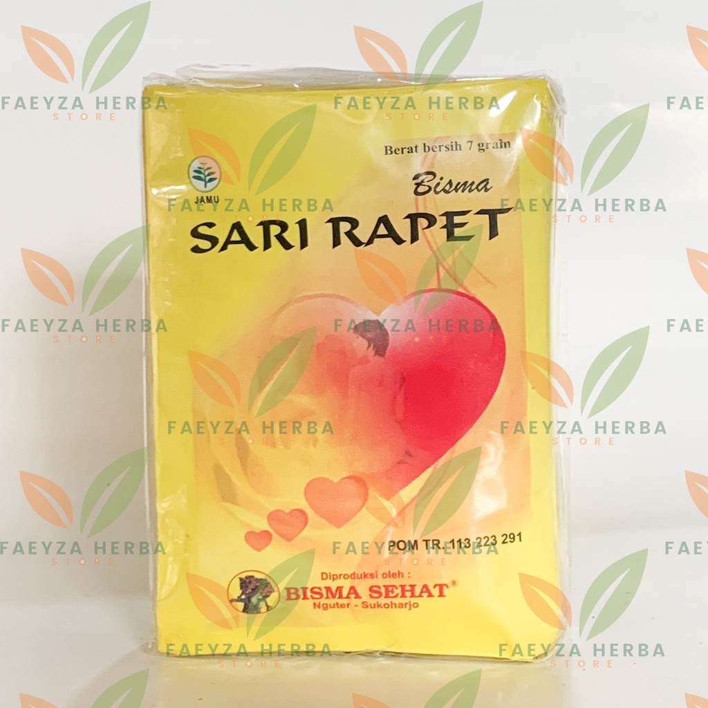 

Jamu Sari Rapet isi 10 Sachet Bisma Sehat