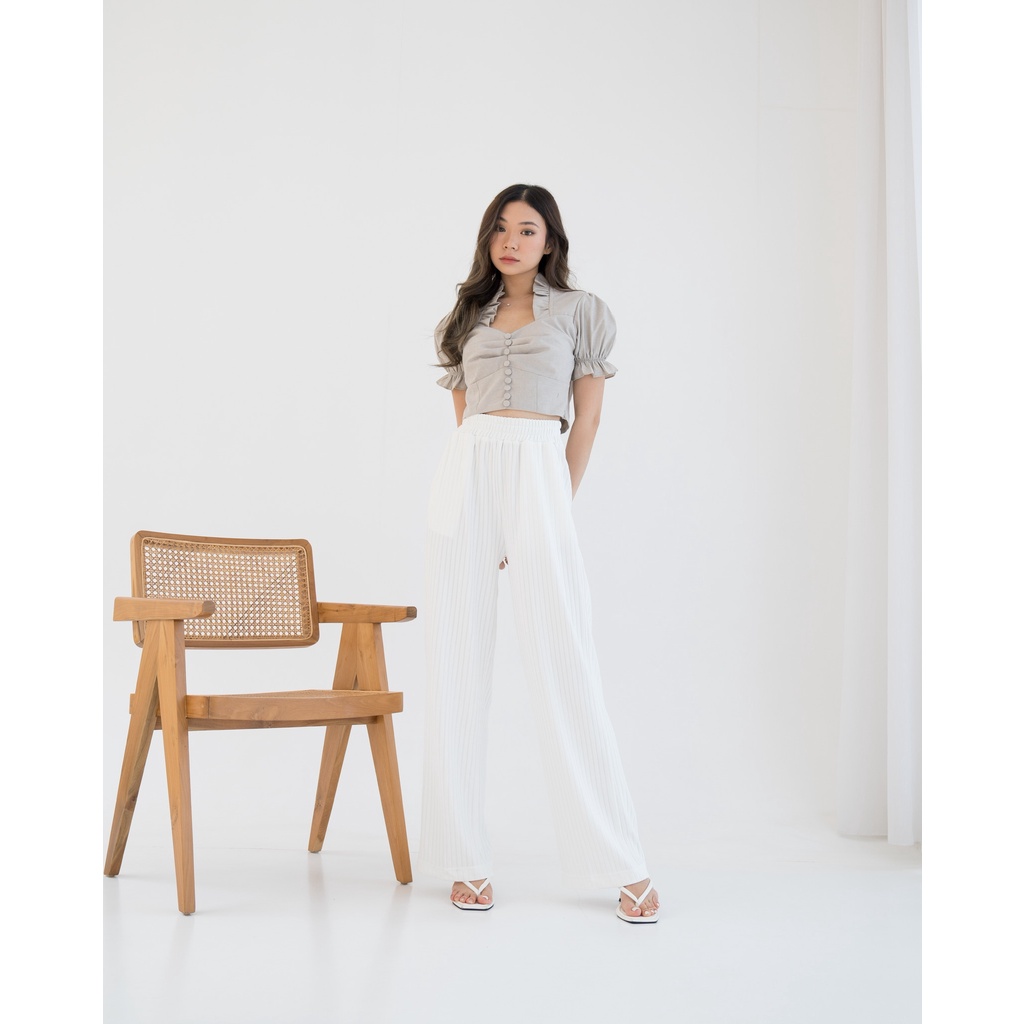 [ Marveile ] Carla Knit Pants / Kulot Knit Wanita