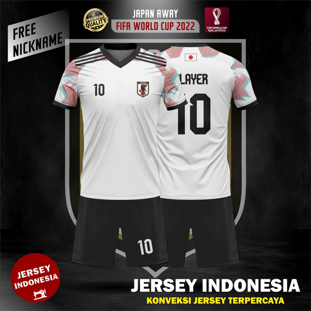 Jual JERSEY BOLA JEPANG HOME AWAY PIALA DUNIA WORLD CUP QATAR 2022 2023