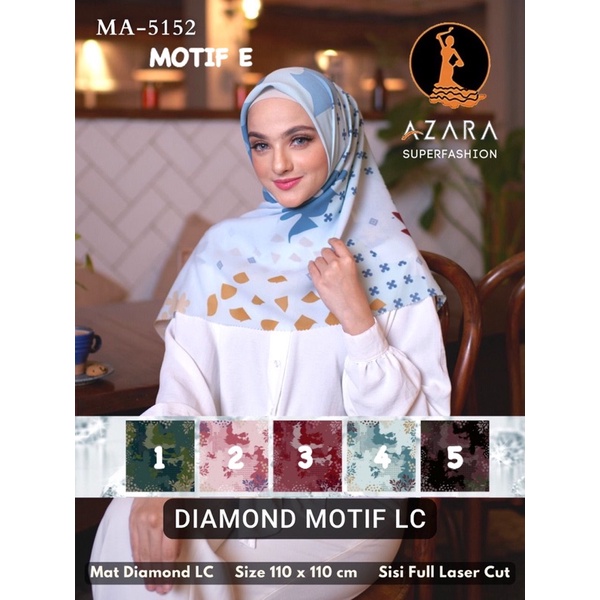 (PART 1) SEGIEMPAT MOTIF DIAMOND LC