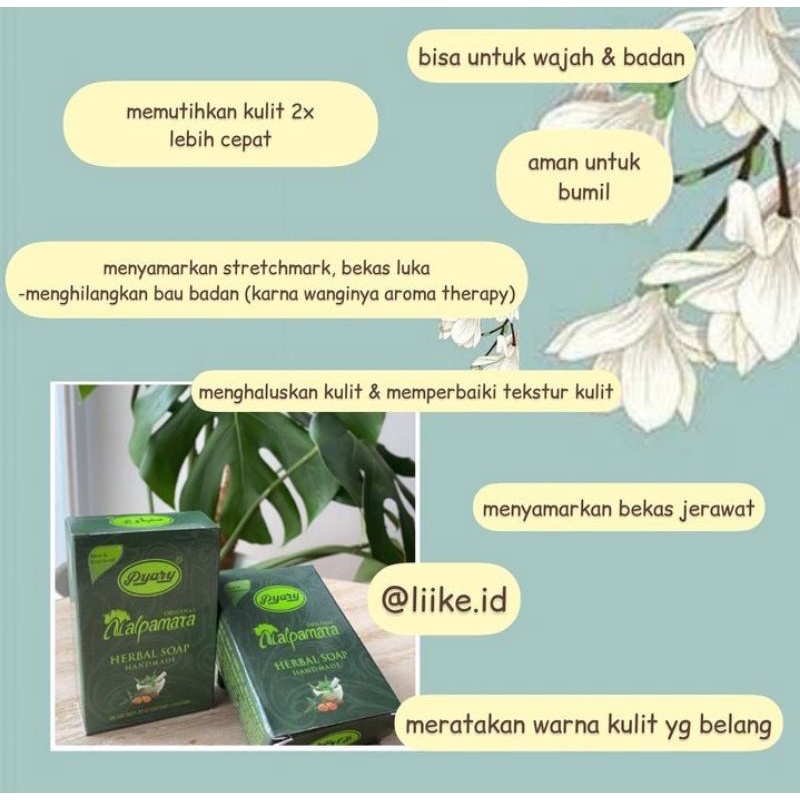Sabun PYARY NALPAMARA [BPOM] Original Herbal Soap | Sabun Arab BPOM Resmi No: NA 17200500001