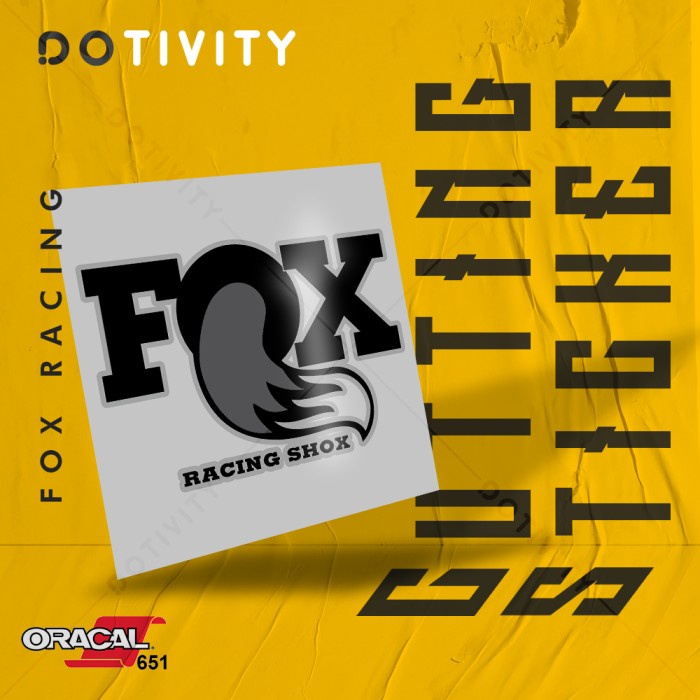 

Cutting Sticker FOX RACING V10 2 Colors (Up)