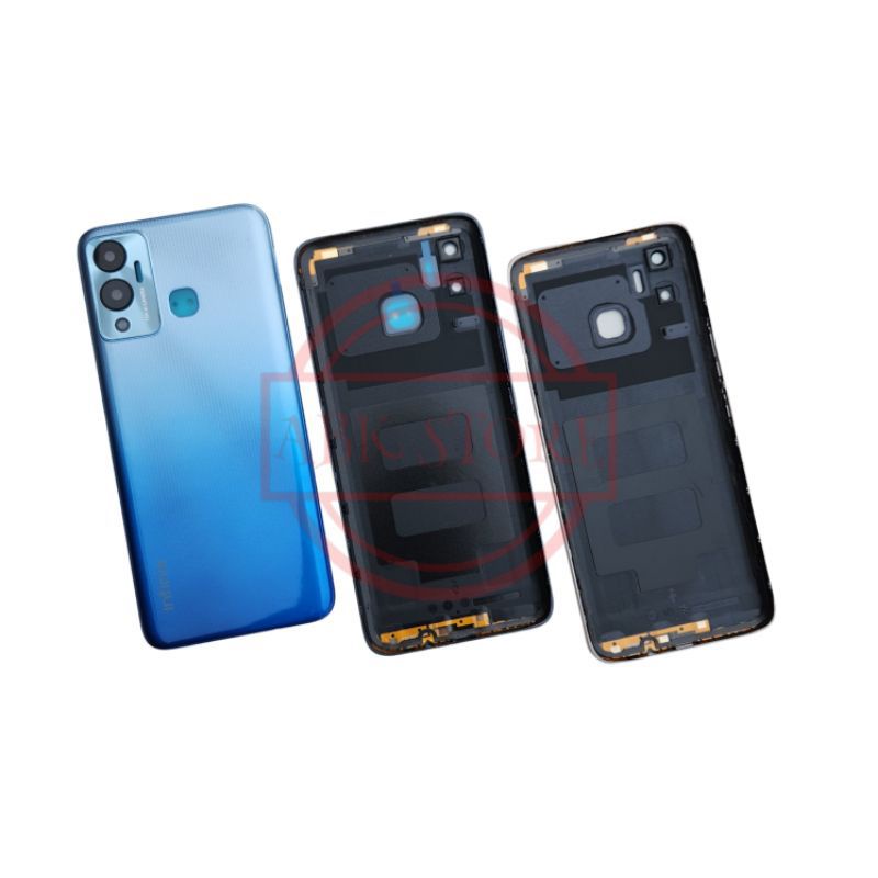 BACKDOOR BACKCOVER KESING CASING HOUSING TUTUP BELAKANG INFINIX HOT 12 PLAY X6817 ORIGINAL