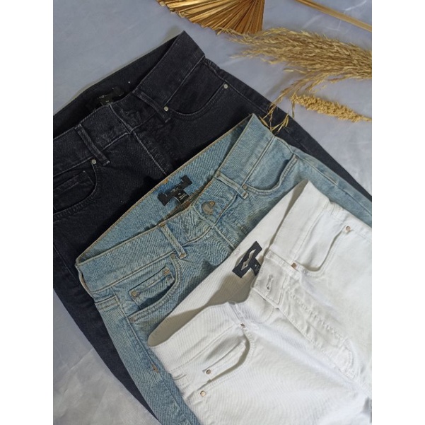 A*N T*YLOR CELANA JEANS  KICK CROP WANITA-ORIGINAL