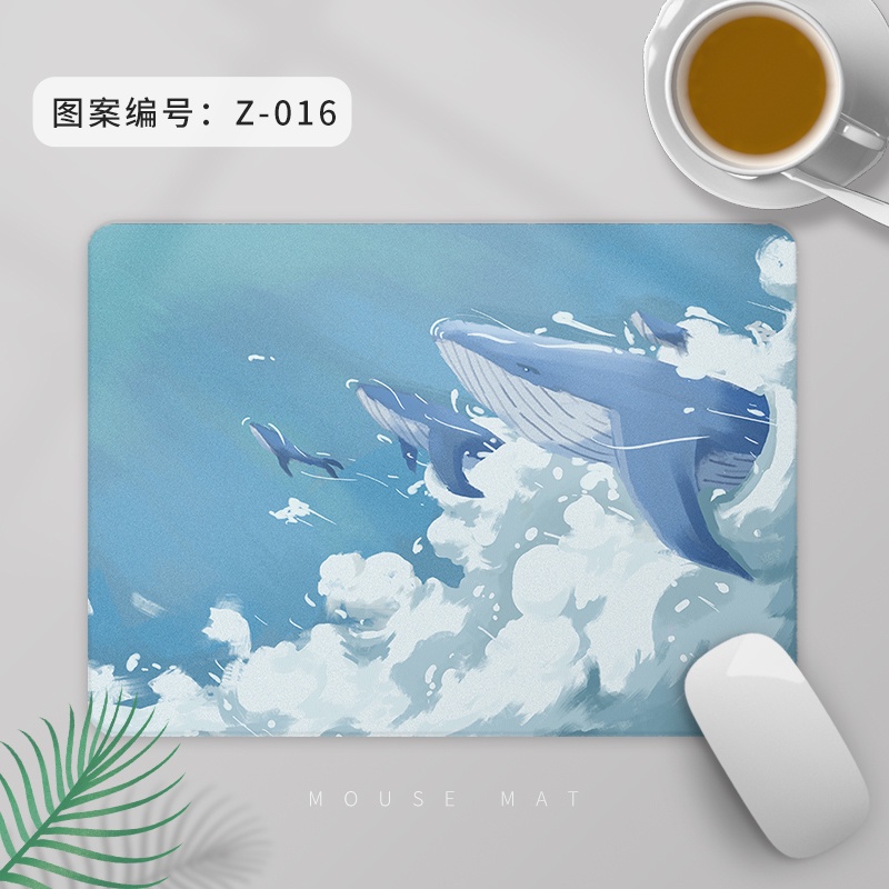 Mouse Pad Anti slip Motif Kartun Hewan Untuk Laptop / Notebook