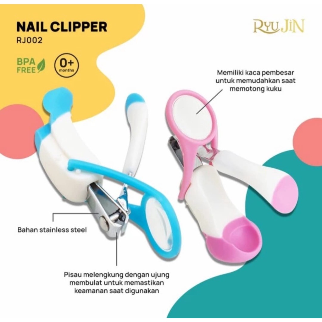 RyuJin Nail Clipper / Gunting Kuku Bayi dan Anak