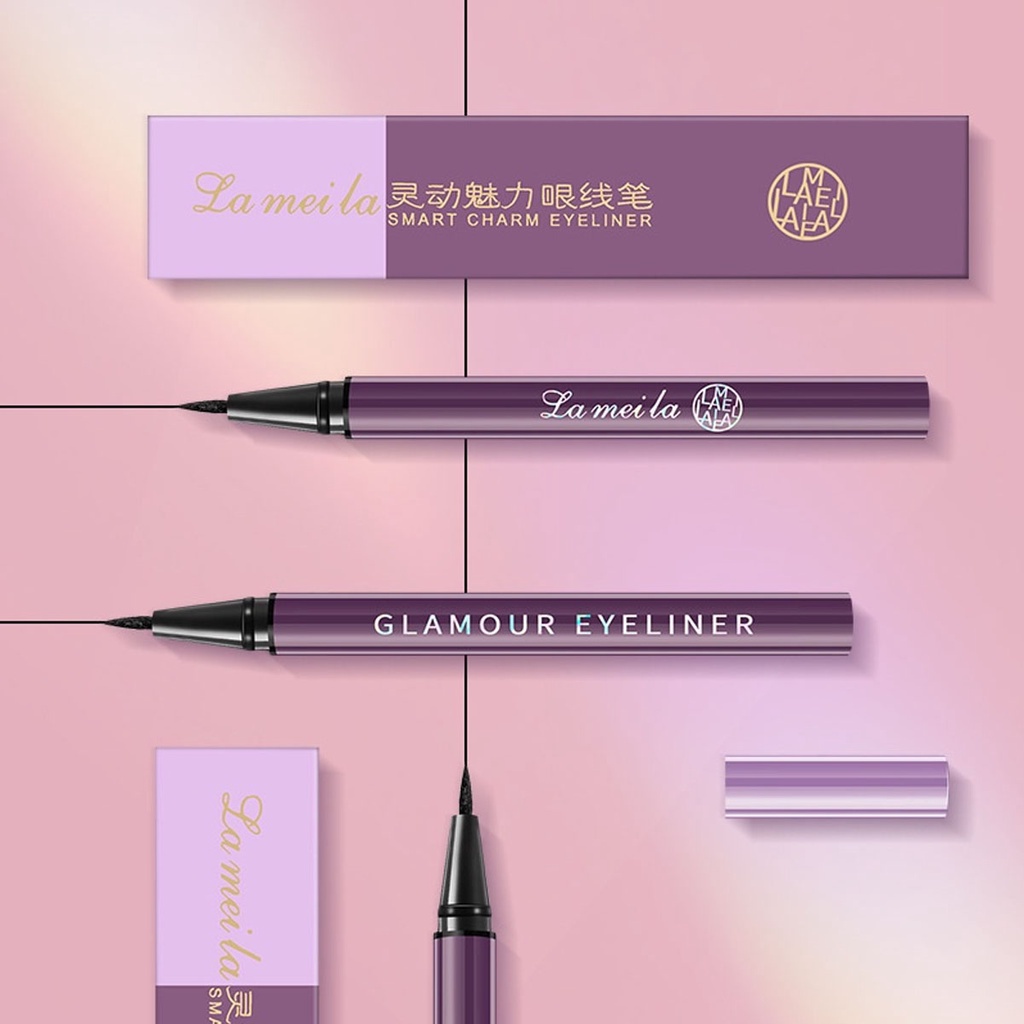 DBEST Lameila Glamour Eyeliner Cair Waterproof Anti Air Dan Keringat