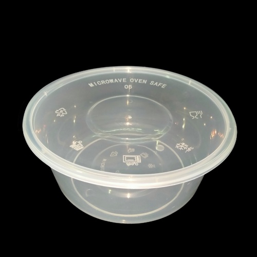 Mangkok Plastik Bowl+Tutup 750ml 1 Set isi 25pcs