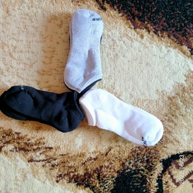 kaos kaki skechers original 6 pasang - Putih, low cut