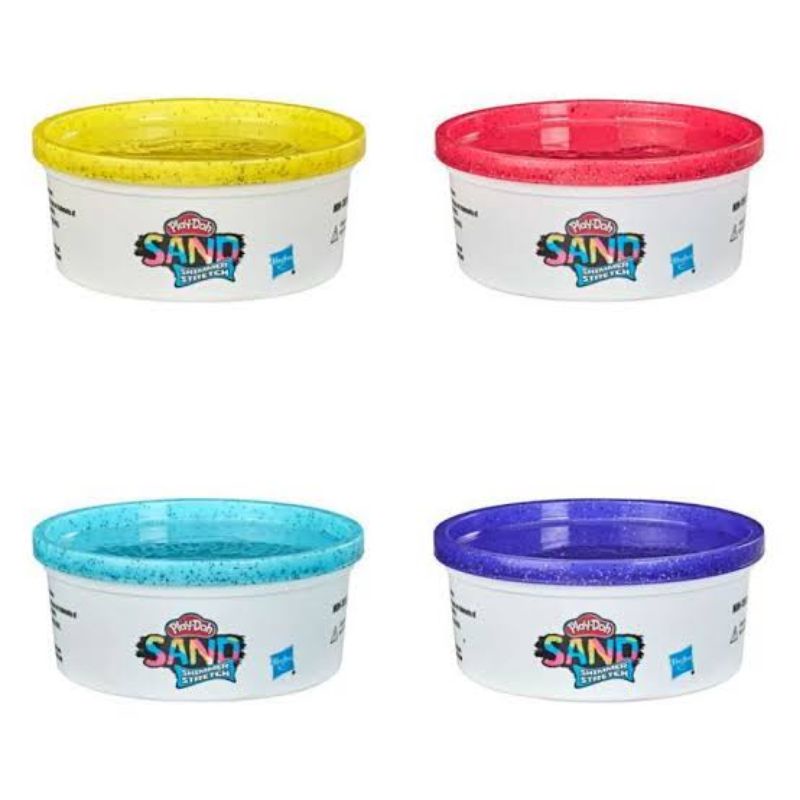 ori original play-doh playdoh SAND shimmer stretch mainan pasir sintetik sintetic anak lilin kid kids toy boy girl gift hadiah kado ultah kinetik ecek cowok cewek laki perempuan edu fun montessori edutoy