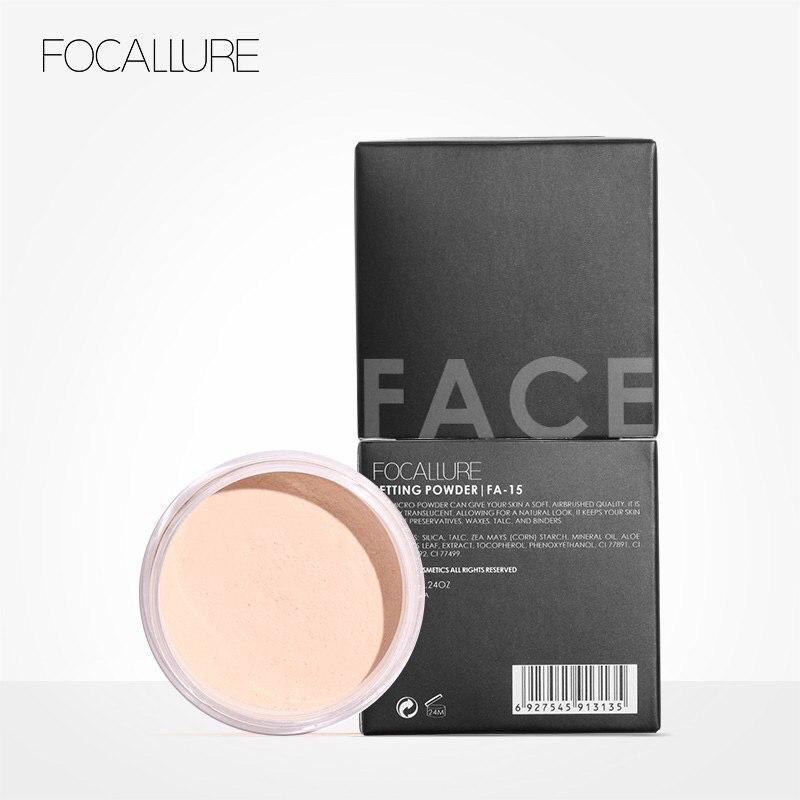 FOCALLURE FA15 Super Fine Loose Powder - 3 Colours Bedak Tabur | FA 15 Powder 3 Colours