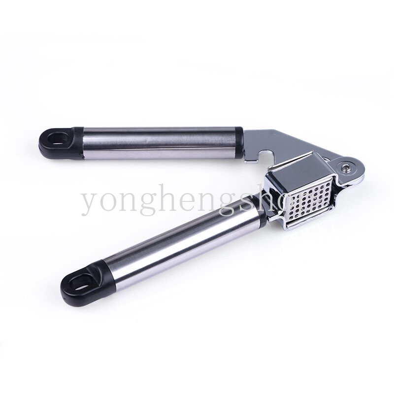 Stainless Steel Garlic Smasher Squeezer Garlic Press Penghancur Mincer Alat Penggiling Press Manual Aksesoris Dapur