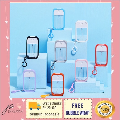 HAND SANITIZER POCKET PLASTIK SILIKON DAN GANTUNGAN LUCU/ BOTOL HAND SPRAY SANITIZER