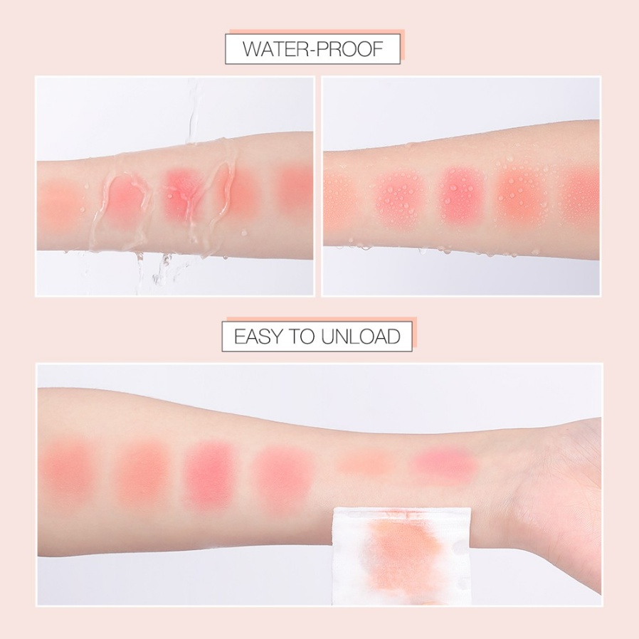 [100% ORIGINAL][READY]O.TWO.O Blush On Powder Face Makeup Soft Colour Bounce Blush Makeup Tahan Air Tahan Lama