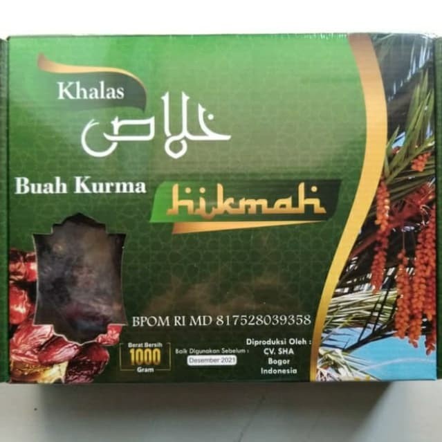 

KURMA KHALAS HIKMAH / KURMA HIKMAH KHOLAS 1 KG