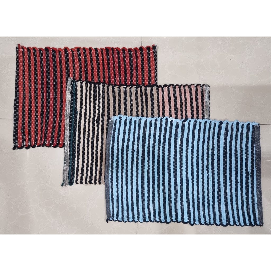 Keset Rajut / Keset Tenun / Keset Anyam / Keset Sulam Kualitas SUPER Serap Air