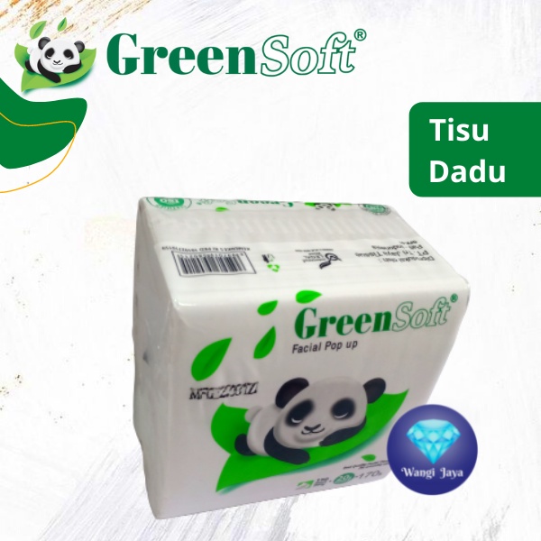 

Tissue GreenSoft Pop Up 170 Sheet-Green Dadu 170s