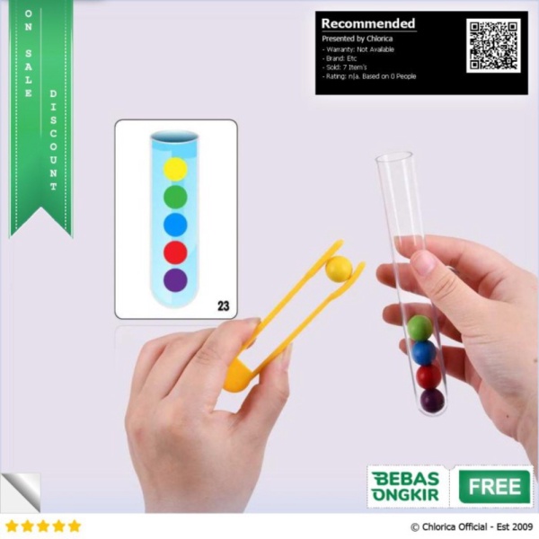 

Promo LAIMALA Mainan Anak Montessori Beads Logic Test Children Toy - LTC1058 - Multi Warna Etc Berkualitas