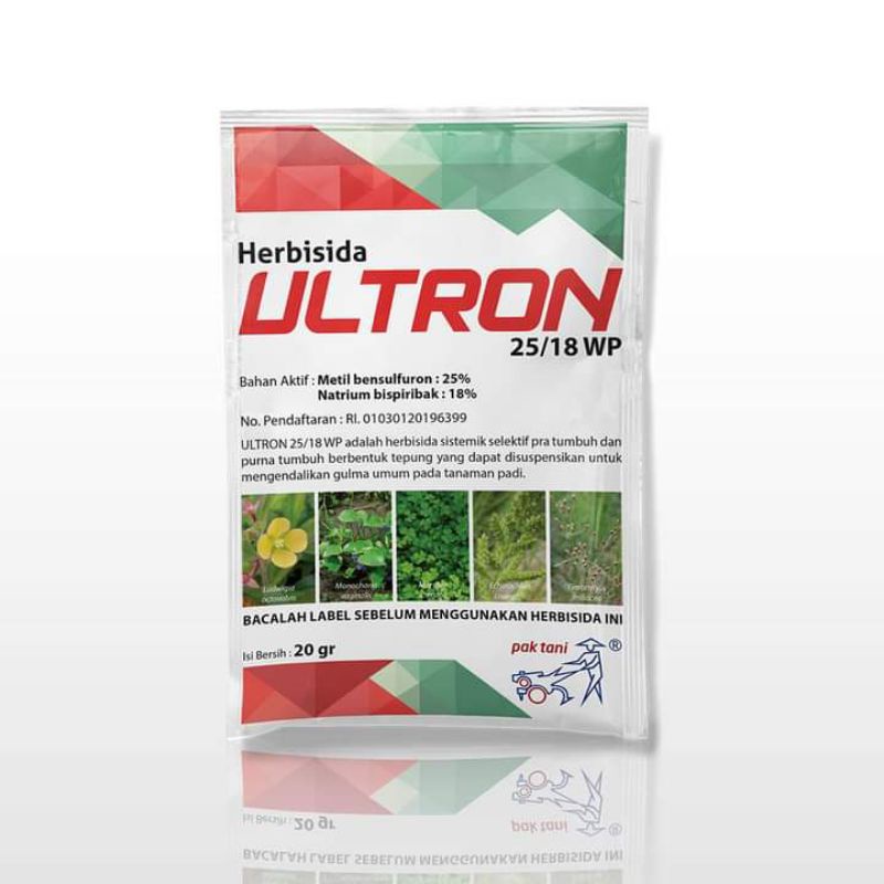 Ultron herbisida Pembasmi rumput Jawan  25/18 WP 20 gram