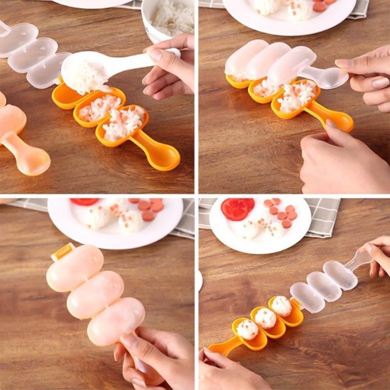 IKILOSHOP Rice Ball Shaker Alat Cetak Nasi bento Sushi Mold