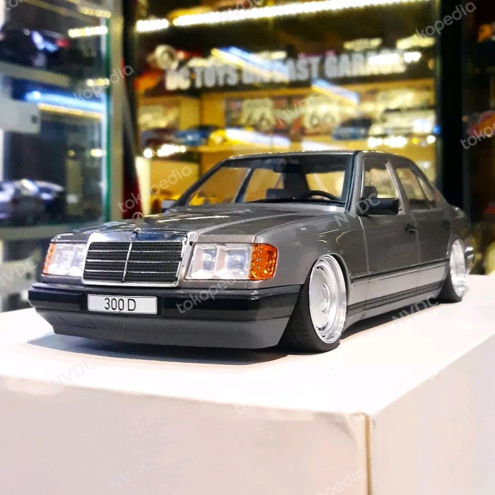 1/18 Mercedes Benz 300D W124 Grey Metalic MCG Diecast Custom Wheels NUSEL