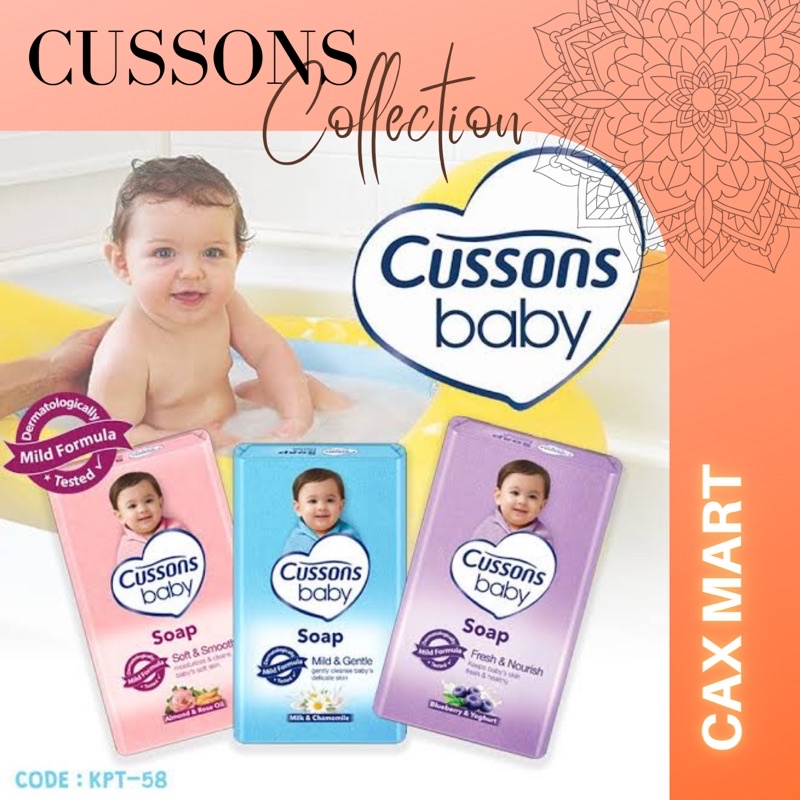 CUSSONS Baby Soap | Cussons Sabun Batang | Cusson Sabun Bayi 75 Gram & 100 Gram