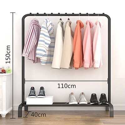 Stand Hanger Gantungan Baju Tas Besi Kuat Gawang Gawangan + Rak Sepatu Multifungsi Butik Display 150x110x40cm with 8 Hooks